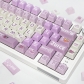 Blueberry Juice 104+27 Cherry Profile Keycap Set Cherry MX PBT Dye-subbed for Mechanical Gaming Keyboard